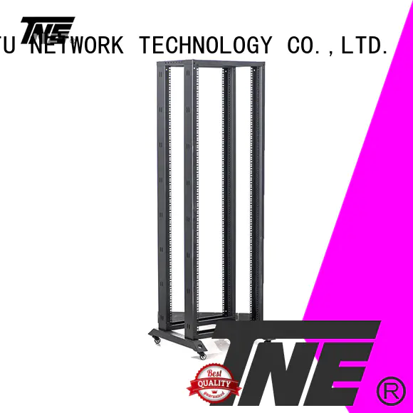 TNE wheels 4 post rack cable management factory for home