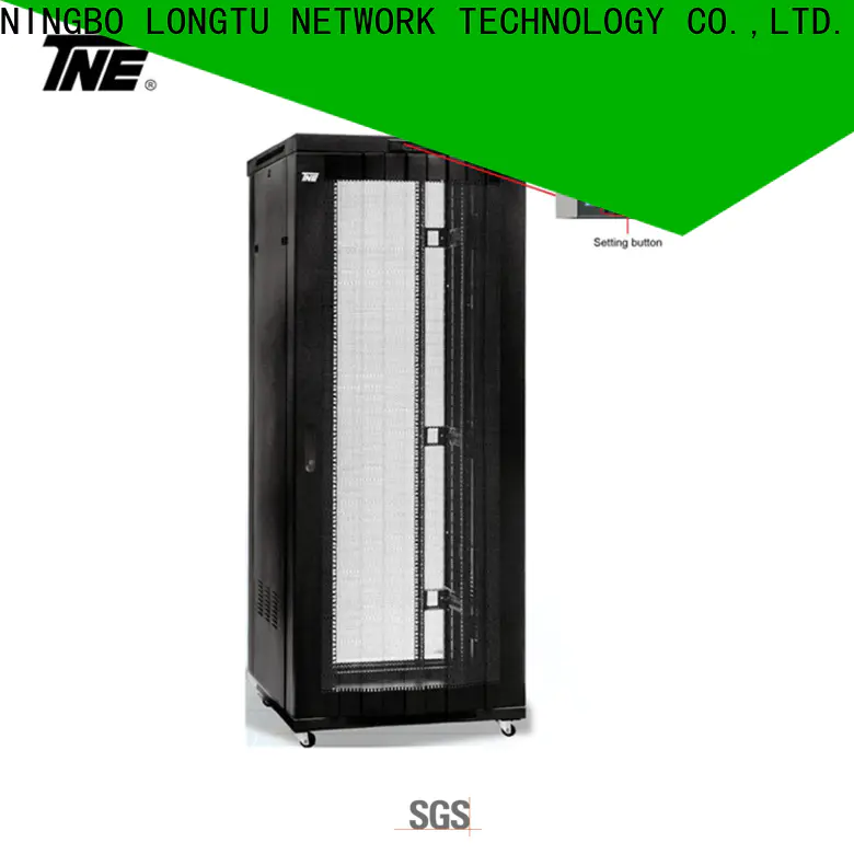 TNE glass computer network cabinet manufacturers for company